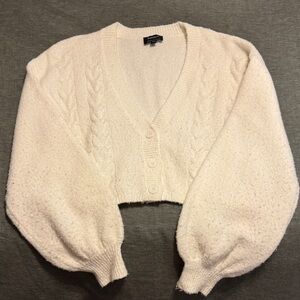 Bardot Cream Knit Cardigan